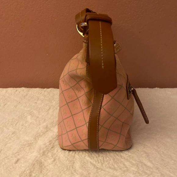 Dooney & Bourke Pink Signature Hobo Bag - Picture 6 of 16